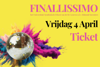 Ticket Vrijdag 4 April "Finalissimo" | Lenteconcerten 2025